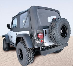 Jeep Wrangler Unlimited LJ Soft Top - Rugged Ridge - XHD - Black Diamond - `04-`06 Jeep Wrangler Unlimited LJ Soft Top - Rugged Ridge - XHD - Black Diamond - `04-`06